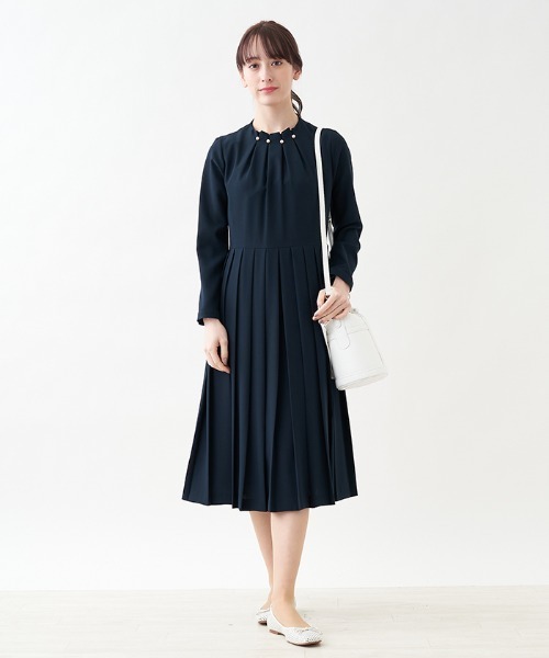 ネックパールワンピース ワンピース ワンピース ドレス En Recre En Recre アンレクレ のファッション 新品 送料