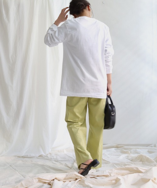 HER CLOSET(ハークローゼット)の「【shemoshelly】オリジナルスローガンロゴロンT(Tシャツ/カットソー・レディース・ホワイト系その他/杢グレー/ホワイト系その他2・M/L)」の22枚目の写真