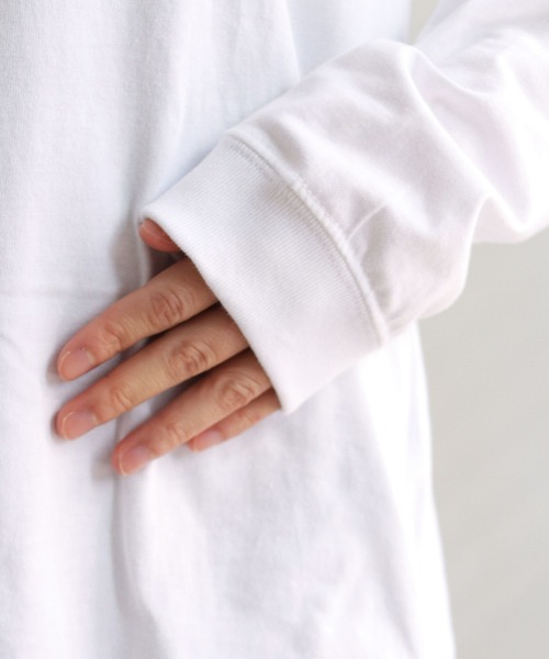 HER CLOSET(ハークローゼット)の「【shemoshelly】オリジナルスローガンロゴロンT(Tシャツ/カットソー・レディース・ホワイト系その他/杢グレー/ホワイト系その他2・M/L)」の20枚目の写真