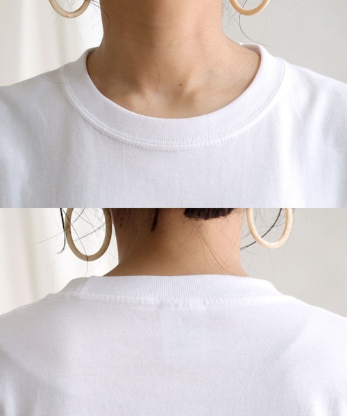 HER CLOSET(ハークローゼット)の「【shemoshelly】オリジナルスローガンロゴロンT(Tシャツ/カットソー・レディース・ホワイト系その他/杢グレー/ホワイト系その他2・M/L)」の11枚目の写真