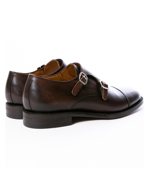Berwick1707(バーウィック)の「Berwick バーウィック ダブルモンク 3069 レザー ソール(ドレスシューズ・メンズ・ダークブラウン/ブラウン・6/8.5/7.5/5.5/6.5/7/5/8)」の5枚目の写真