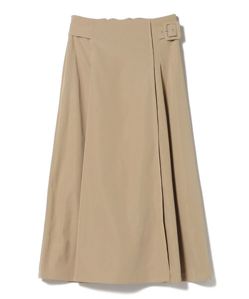 BEAMS HEART（ビームスハート）の「BEAMS HEART / アシンメトリー ラップ スカート（スカート・レディース・ベージュ/オリーブ/ネイビー・SMALL/MEDIUM）」の22枚目の写真