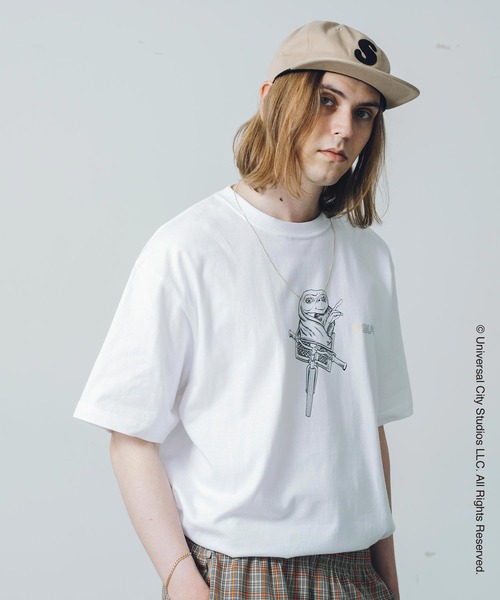 SILAS（サイラス）の「SILASxE.T. S/S TEE（Tシャツ/カットソー・メンズ・ホワイト/ブラック/ベージュ・M/L/XL）」の6枚目の写真