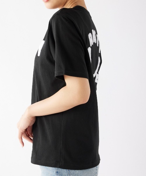 RUSTY(ラスティ)の「【RUSTY:ラスティー】レディースバックプリントTシャツ(Tシャツ/カットソー・レディース・ホワイト/ライトブルー/ブラック/ライム/ピンク・MEDIUM/LARGE)」の12枚目の写真