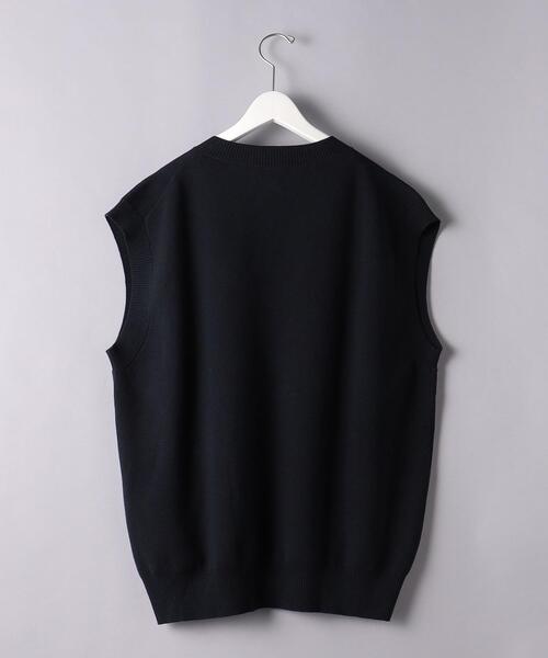 STUDIO NICHOLSON（スタジオニコルソン）の「□＜STUDIO NICHOLSON（スタジオ ニコルソン）＞ FOSS/ベスト（ベスト・メンズ・ネイビー/オフホワイト・S）」の3枚目の写真