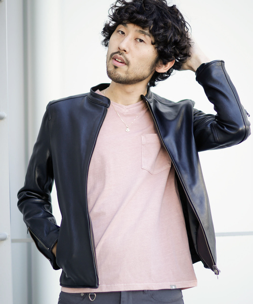 セール ブランド古着 レザーブルゾン ブルゾン Nano Universe ナノユニバース のファッション通販 Zozoused