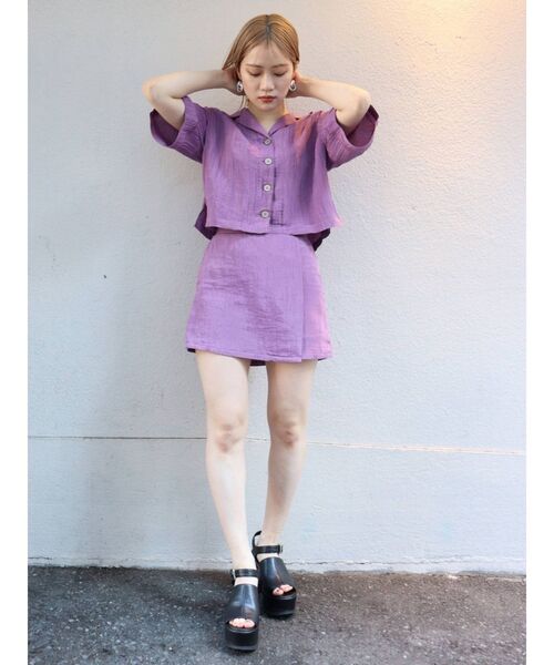 MURUA（ムルーア）の「ストラップウェッジサンダル（サンダル・レディース・ブラック/アイボリー・35/36/37）」の6枚目の写真