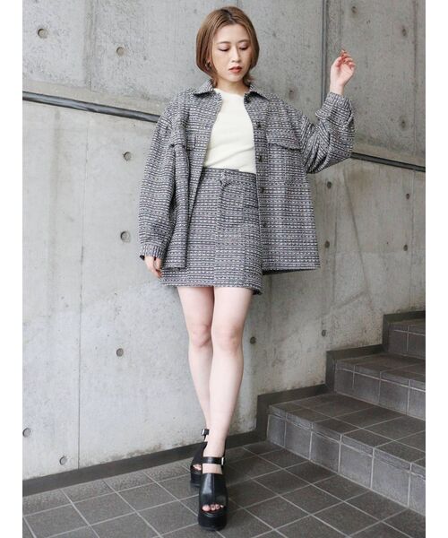 MURUA（ムルーア）の「ストラップウェッジサンダル（サンダル・レディース・ブラック/アイボリー・35/36/37）」の7枚目の写真