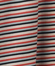 6（ロク）の「＜6(ROKU)＞COTTON BORDER LONG SLEEVE T-SHIRT/T