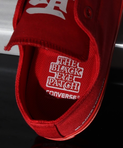 BlackEyePatch（ブラックアイパッチ）の「CONVERSE ALL STAR 100 Black Eye Patch SLIP OX / オールスター ブラックアイパッチ スリップ オックス（スニーカー・メンズ・レッド/ネイビー・26.5cm/27.0cm/26.0cm/27.5cm/28.0cm）」の15枚目の写真