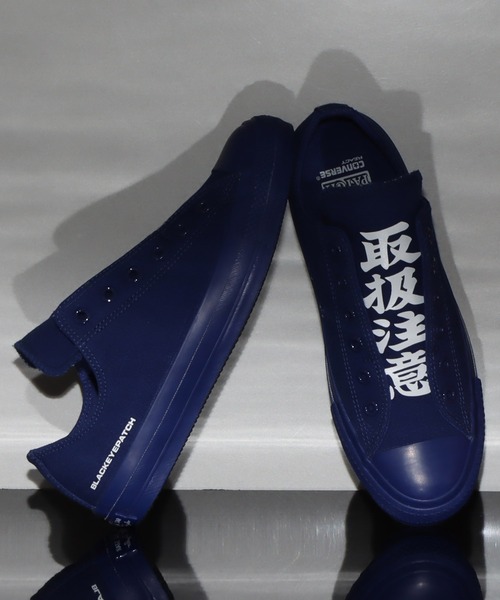 BlackEyePatch（ブラックアイパッチ）の「CONVERSE ALL STAR 100 Black Eye Patch SLIP OX / オールスター ブラックアイパッチ スリップ オックス（スニーカー・メンズ・レッド/ネイビー・26.5cm/27.0cm/26.0cm/27.5cm/28.0cm）」の3枚目の写真