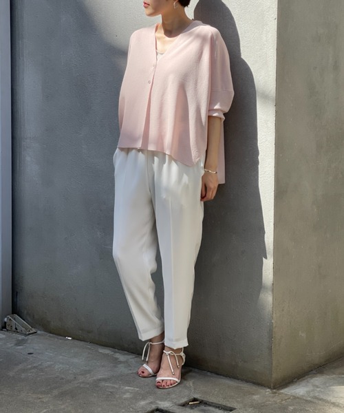 BEARDSLEY(ビアズリー)の「サラットハオリ NEWカラー(カーディガン/ボレロ・レディース・ブラック/グレー/ブルー/ピンク/ダークグレー/カーキ・FREE)」の9枚目の写真