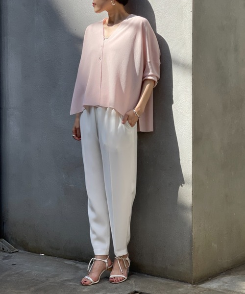 BEARDSLEY(ビアズリー)の「サラットハオリ NEWカラー(カーディガン/ボレロ・レディース・ブラック/グレー/ブルー/ピンク/ダークグレー/カーキ・FREE)」の7枚目の写真