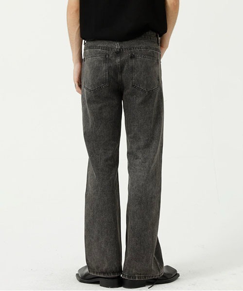 WESTBOY（ウエストボーイ）の「ルーズフレアデニムパンツ/セミワイドデニムパンツ フェード WO22S3PT02【WB ORIGINALS】（デニムパンツ・メンズ・グレー/ブルー/ライトブルー・M/XL/L/S）」の10枚目の写真