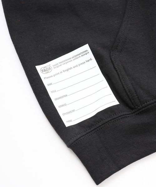 TAGS WKGPTY(タグスワーキングパーティ)の「TAGS x STYLES Designed by special hoodie(パーカー・メンズ・ホワイト/ブラック/オレンジ・LARGE/MEDIUM)」の9枚目の写真