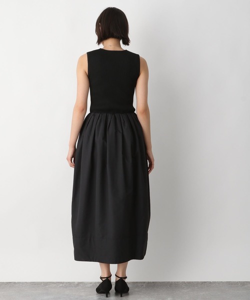 A part by(アパートバイ)の「セレモニー/ニットドッキングドレス 280506(ワンピース・レディース・ブラック・FREE)」の12枚目の写真