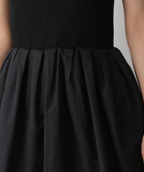 A part by(アパートバイ)の「セレモニー/ニットドッキングドレス 280506(ワンピース・レディース・ブラック・FREE)」の7枚目の写真