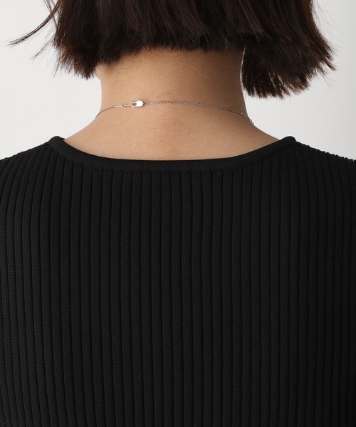 A part by(アパートバイ)の「セレモニー/ニットドッキングドレス 280506(ワンピース・レディース・ブラック・FREE)」の14枚目の写真