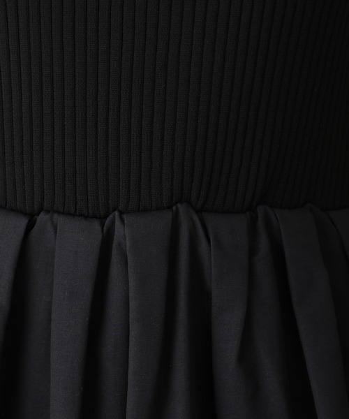 A part by(アパートバイ)の「セレモニー/ニットドッキングドレス 280506(ワンピース・レディース・ブラック・FREE)」の3枚目の写真