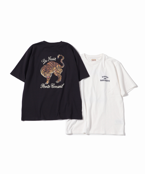 B.C STOCK（ベーセーストック）の「HYO-HYO SOUVENIR-Tシャツ（Tシャツ/カットソー・メンズ・ホワイト/スミクロ・MEDIUM/LARGE）」の3枚目の写真