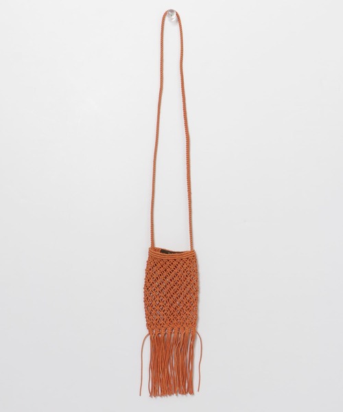 The Bagmati（ザバグマティ）の「The Bagmati　マクラメショルダーバッグ（ショルダーバッグ・レディース・ライトブルー/ブラック/ベージュ/オレンジ・-）」の13枚目の写真