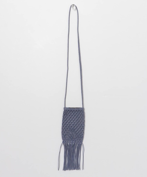 The Bagmati（ザバグマティ）の「The Bagmati　マクラメショルダーバッグ（ショルダーバッグ・レディース・ライトブルー/ブラック/ベージュ/オレンジ・-）」の14枚目の写真