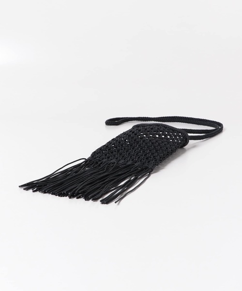 The Bagmati（ザバグマティ）の「The Bagmati　マクラメショルダーバッグ（ショルダーバッグ・レディース・ライトブルー/ブラック/ベージュ/オレンジ・-）」の17枚目の写真