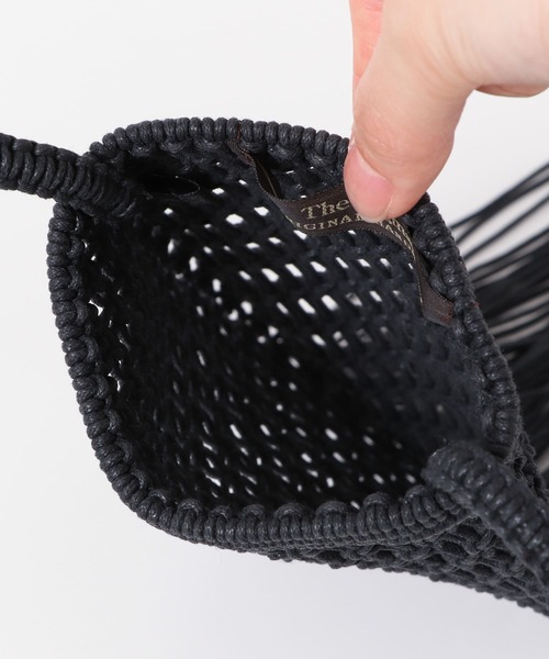 The Bagmati（ザバグマティ）の「The Bagmati　マクラメショルダーバッグ（ショルダーバッグ・レディース・ライトブルー/ブラック/ベージュ/オレンジ・-）」の18枚目の写真