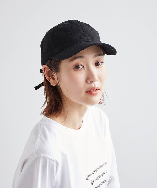ROPE' PICNIC（ロペピクニック）の「キャンバスバックリボンキャップ（キャップ・レディース・ピンク系その他2/キナリ/サックスブルー/ブラック/ブラウン系その他3・FREE）」の3枚目の写真