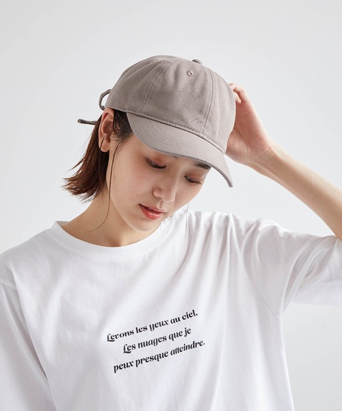 ROPE' PICNIC（ロペピクニック）の「キャンバスバックリボンキャップ（キャップ・レディース・ピンク系その他2/キナリ/サックスブルー/ブラック/ブラウン系その他3・FREE）」の19枚目の写真