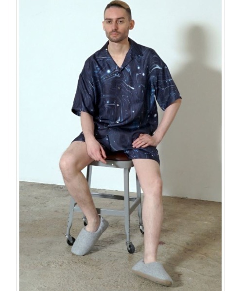 OVER THE TWELVE（オーバーザトゥウェルブ）の「OTT WORKS/オーティーティーワークス/ATSUSHI HARATA SS SHIRT（シャツ/ブラウス・メンズ・ネイビー・MEDIUM/LARGE）」の3枚目の写真