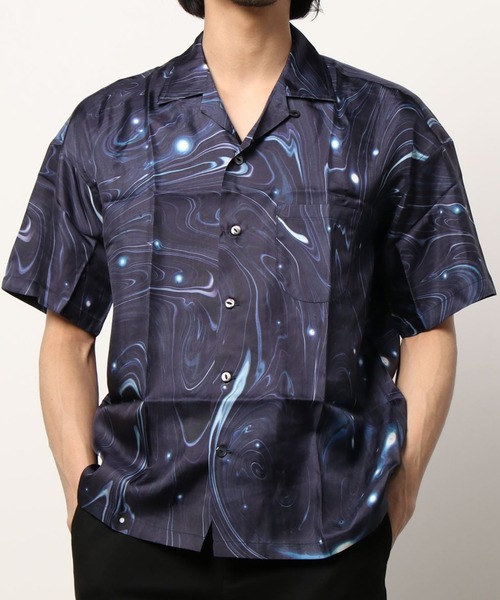 OVER THE TWELVE（オーバーザトゥウェルブ）の「OTT WORKS/オーティーティーワークス/ATSUSHI HARATA SS SHIRT（シャツ/ブラウス・メンズ・ネイビー・MEDIUM/LARGE）」の4枚目の写真