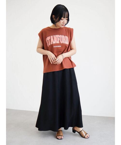 ELENCARE DUE（エレンカーレデュエ）の「・ELENCARE DUE キリカエフレアロングスカート（スカート・レディース・ブラック/レッド/アイボリー/ブルーグリーン・FREE）」の16枚目の写真