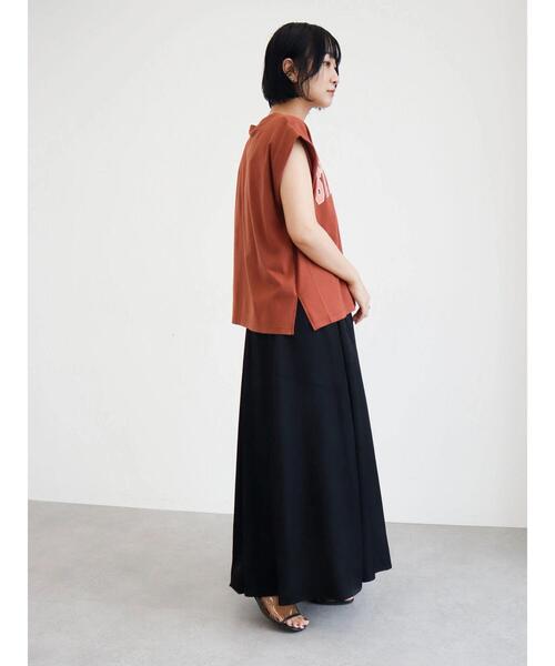 ELENCARE DUE（エレンカーレデュエ）の「・ELENCARE DUE キリカエフレアロングスカート（スカート・レディース・ブラック/レッド/アイボリー/ブルーグリーン・FREE）」の19枚目の写真