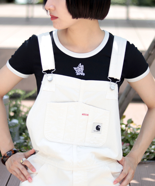 JOINT WORKS(ジョイントワークス)の「ロゴシシュウミニTシャツ(Tシャツ/カットソー・レディース・ホワイト/ブラック/グレー・FREE)」の4枚目の写真