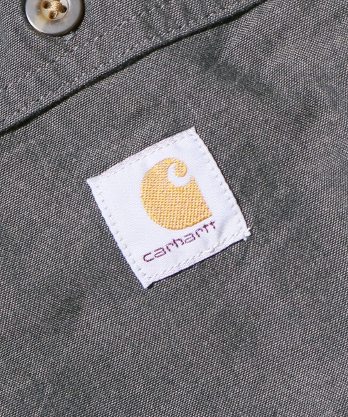 Carhartt(カーハート)の「Carhartt/カーハート Loose Fit Midweight Chambray Long-Sleeve Shirt ボタンダウンシャツ(シャツ/ブラウス・メンズ・グレー・XL/L/M)」の7枚目の写真