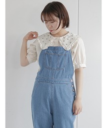 ehka sopo | 飛び刺繍衿ブラウス(シャツ/ブラウス)