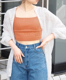 tiptop | カップ付きショート丈キャミ(キャミソール)