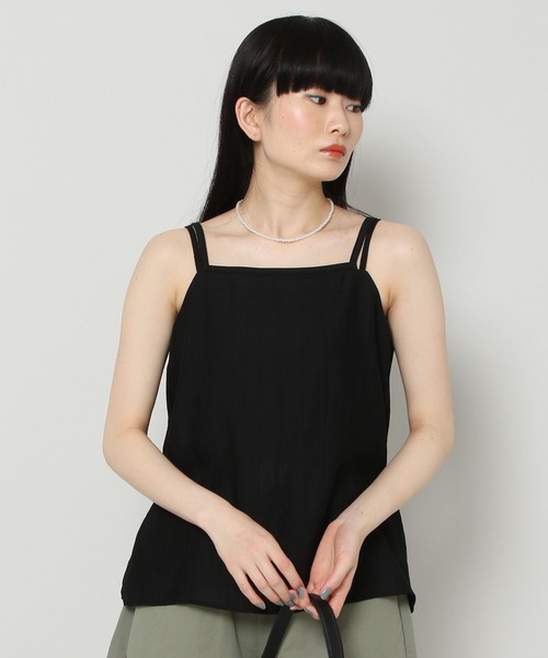 ALAND（エーランド）の「3.3Field Trip／WRINKLEキャミ　2297687（キャミソール・レディース・ブラック/ベージュ/ブルー・FREE）」の5枚目の写真