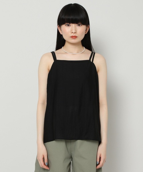 ALAND（エーランド）の「3.3Field Trip／WRINKLEキャミ　2297687（キャミソール・レディース・ブラック/ベージュ/ブルー・FREE）」の7枚目の写真