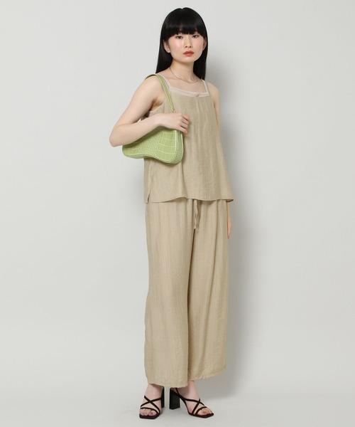 ALAND（エーランド）の「3.3Field Trip／WRINKLEキャミ　2297687（キャミソール・レディース・ブラック/ベージュ/ブルー・FREE）」の11枚目の写真