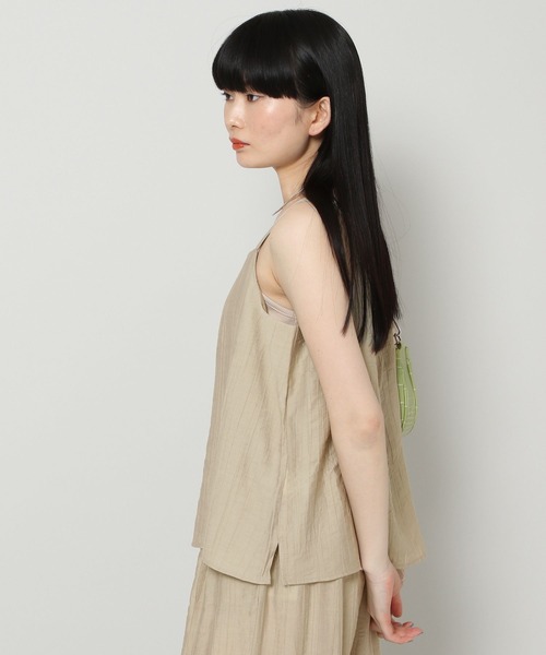 ALAND（エーランド）の「3.3Field Trip／WRINKLEキャミ　2297687（キャミソール・レディース・ブラック/ベージュ/ブルー・FREE）」の13枚目の写真