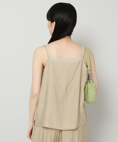 ALAND（エーランド）の「3.3Field Trip／WRINKLEキャミ　2297687（キャミソール・レディース・ブラック/ベージュ/ブルー・FREE）」の14枚目の写真