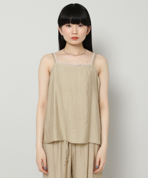 ALAND（エーランド）の「3.3Field Trip／WRINKLEキャミ　2297687（キャミソール・レディース・ブラック/ベージュ/ブルー・FREE）」の15枚目の写真