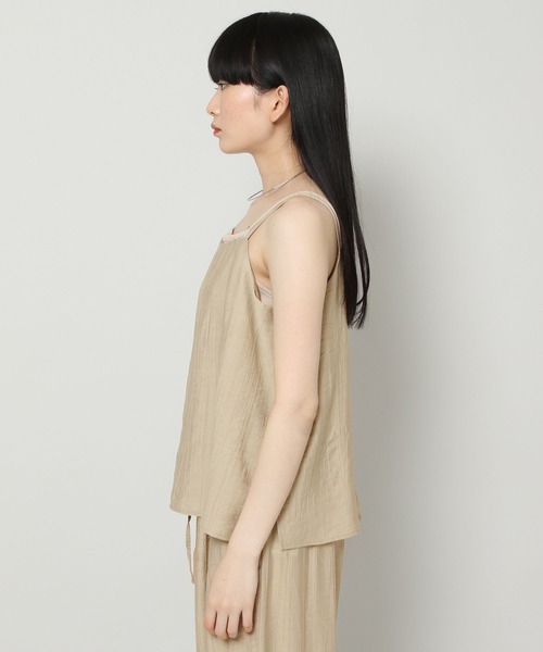 ALAND（エーランド）の「3.3Field Trip／WRINKLEキャミ　2297687（キャミソール・レディース・ブラック/ベージュ/ブルー・FREE）」の16枚目の写真