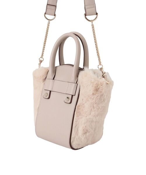 MERCURYDUO（マーキュリーデュオ）の「マルチウェイサイドフェイクファーミニBAG（ハンドバッグ・レディース・アイボリー・FREE）」の4枚目の写真