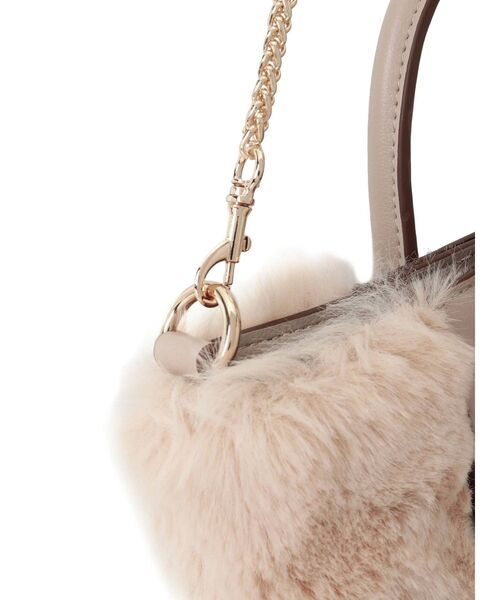 MERCURYDUO（マーキュリーデュオ）の「マルチウェイサイドフェイクファーミニBAG（ハンドバッグ・レディース・アイボリー・FREE）」の7枚目の写真