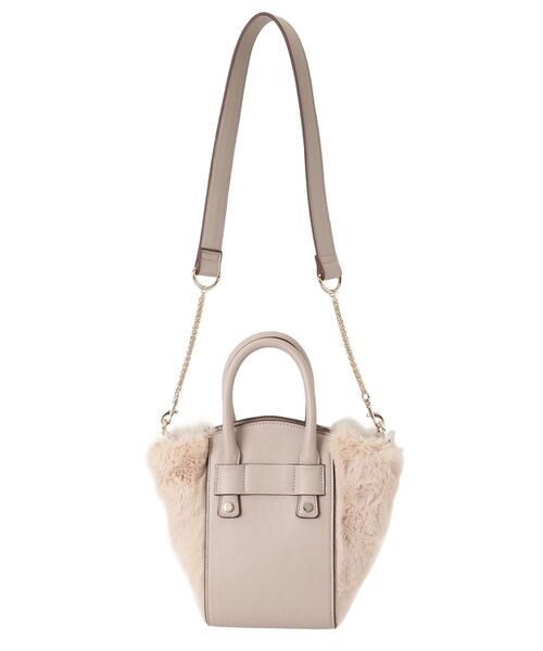 MERCURYDUO（マーキュリーデュオ）の「マルチウェイサイドフェイクファーミニBAG（ハンドバッグ・レディース・アイボリー・FREE）」の9枚目の写真