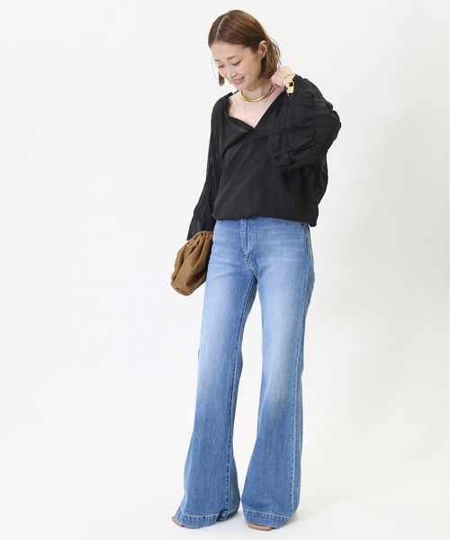 ドゥーズィエムクラス【ROLLAS/ローラス】FLARE DENIM Deuxieme Classe（ドゥーズィエムクラス）の「【ROLLAS/ローラス