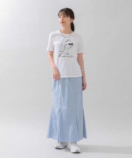 ROSIEE（ロージー）の「ROSIEE 刺繍女の子T（Tシャツ/カットソー・レディース・ホワイト/ブラック・FREE）」の11枚目の写真